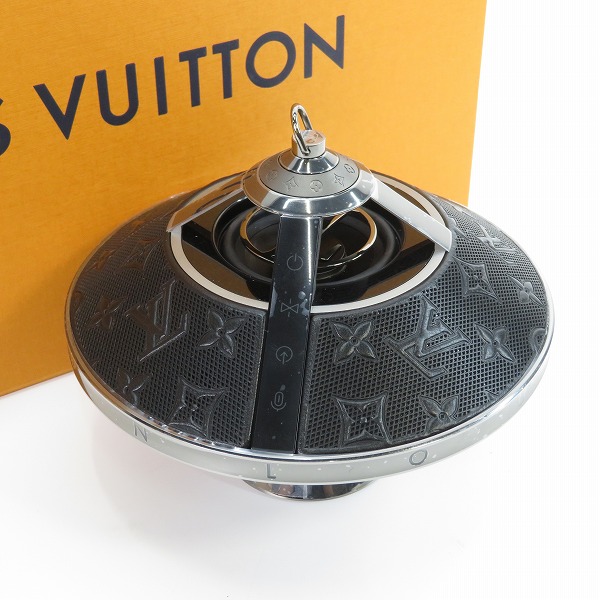 実際に弊社で買取させて頂いたLOUIS VUITTON/ルイヴィトン ホライゾン ライト･アップ スピーカー モノグラムオーディオスピーカー QAC000【簡易動作確認済】