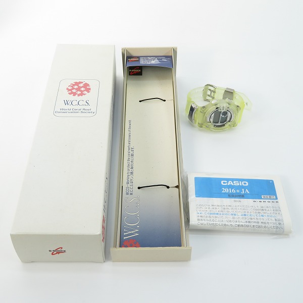 実際に弊社で買取させて頂いたG-SHOCK/Gショック FROGMAN/フロッグマン W.C.C.S サンゴ礁 DW-9900WC-7T【動作未確認】の画像 6枚目