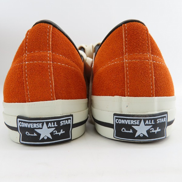 実際に弊社で買取させて頂いたCONVERSE/コンバース ONE STAR SUEDE OX /ORG/BLK/9.5の画像 1枚目