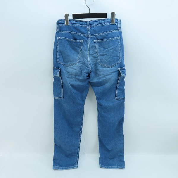 実際に弊社で買取させて頂いたHYSTERIC GLAMOUR/ヒステリックグラマー スウェット デニム カーゴパンツ 0252AP01/Sの画像 1枚目