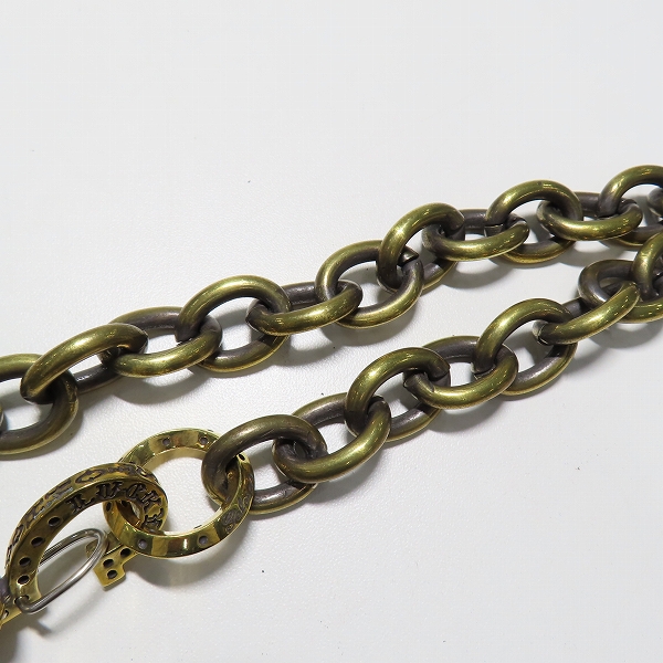 実際に弊社で買取させて頂いた(1)GANGSTERVILLE×Galcia/ギャングスタービル×ガルシア DEVIL/デビル ウォレットチェーン ブラス/真鍮の画像 6枚目