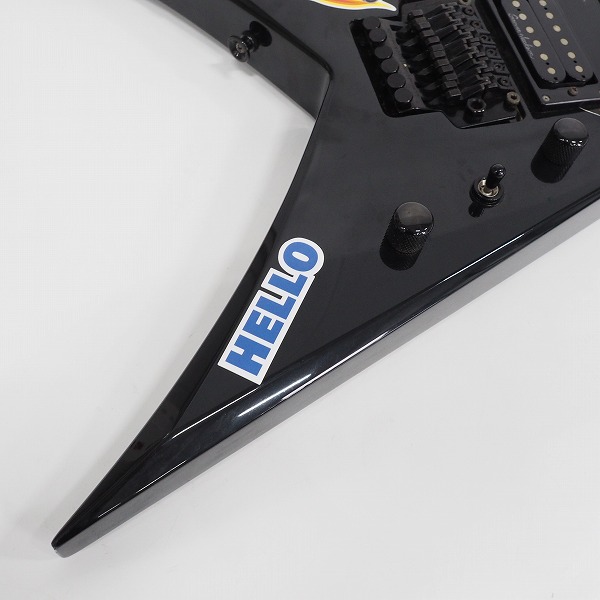 実際に弊社で買取させて頂いた★【弦無し】Grover Jackson/グローバージャクソン M.F.Line KING V エレキギター ソフトケース付の画像 6枚目