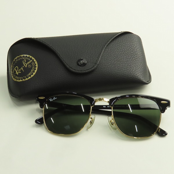 実際に弊社で買取させて頂いたRay-Ban/レイバン CLUB MASTER/クラブマスター サングラス/アイウェア RB3016 W0365の画像 8枚目
