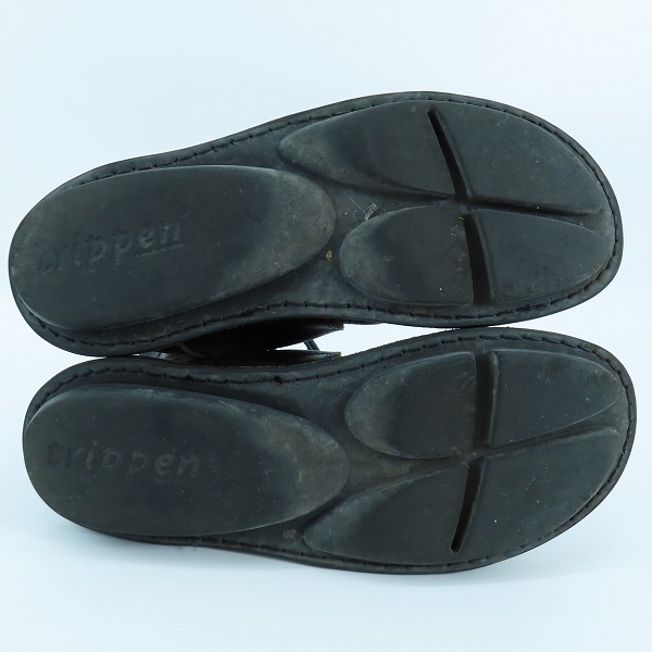 実際に弊社で買取させて頂いたTrippen/トリッペン Nomad blue レースアップ ブーツ NOMAD-WAW212 37の画像 2枚目