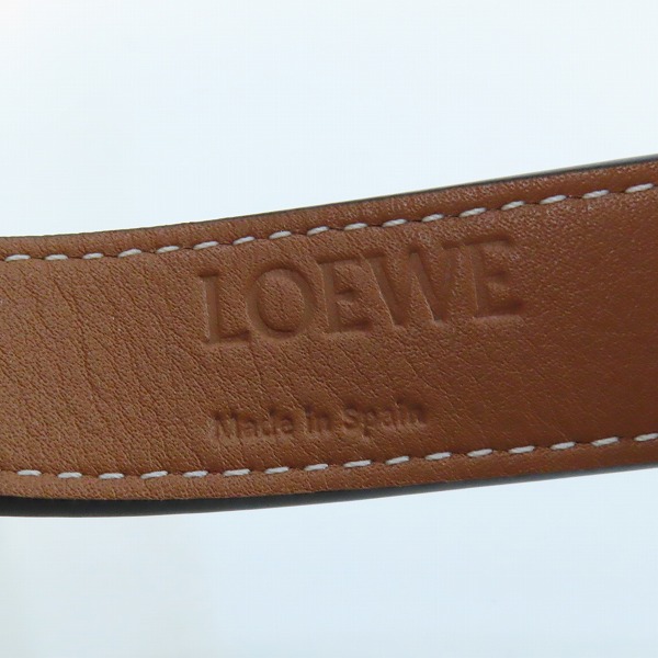 実際に弊社で買取させて頂いたLOEWE/ロエベ バスケットバッグ（ヤシの葉&カーフ）の画像 6枚目