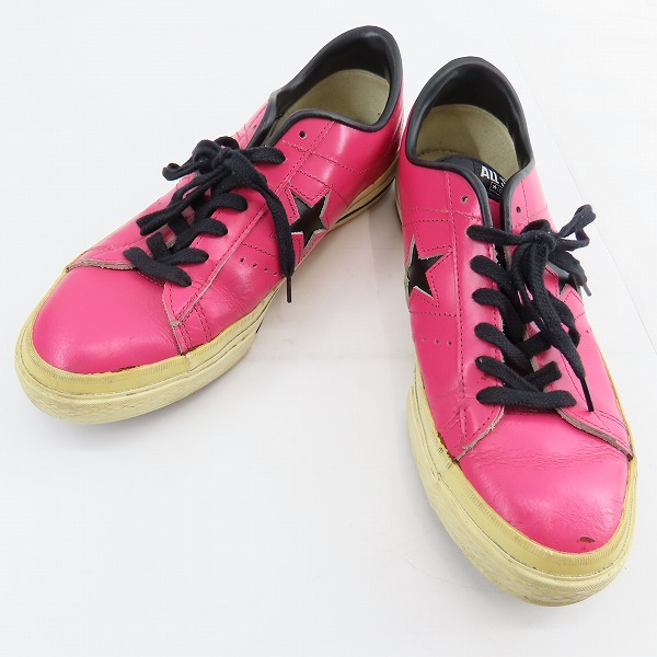 実際に弊社で買取させて頂いたCONVERSE/コンバース ONE STAR OX コンバース ピンク レザー/US9