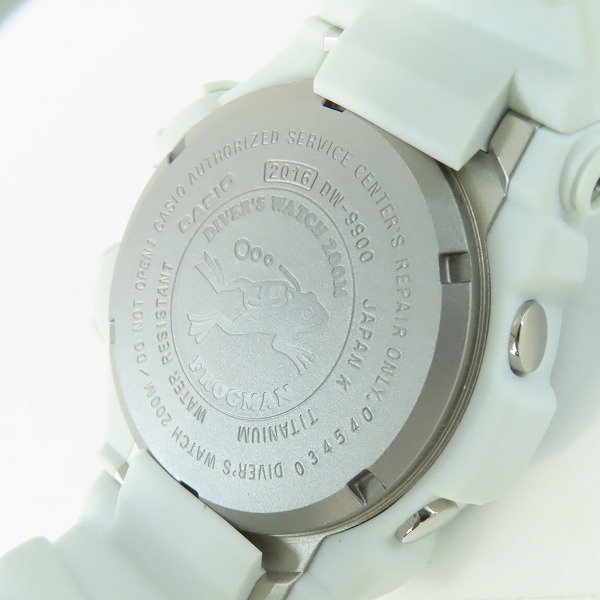 実際に弊社で買取させて頂いたG-SHOCK/G-ショック FROGMAN/フロッグマン Men in White Gray DW-9900LG-8JR【動作未確認】の画像 3枚目
