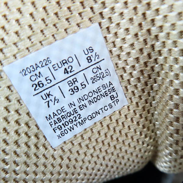 実際に弊社で買取させて頂いたasics×A.P.C/アシックス×アーペーセー GEL-SONOMA 15-50 スニーカー 1203A226-200/26.5の画像 5枚目