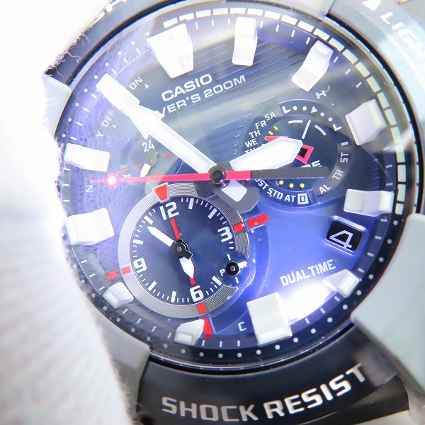 実際に弊社で買取させて頂いたG-SHOCK/Gショック FROGMAN/フロッグマン MASTER OF G - SEA ROYAL NAVY コラボ GWF-A1000RN-8AJRの画像 5枚目