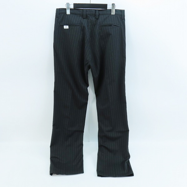 実際に弊社で買取させて頂いたTHE CRIMIE/クライミー STRIPE PANTS ストライプパンツ ブラック Lの画像 1枚目