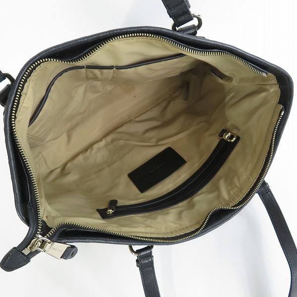 実際に弊社で買取させて頂いたCOLE HAAN/コールハーン 編み込み ハンドバッグ/トートバッグの画像 4枚目