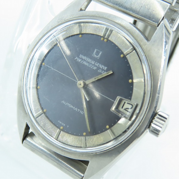 実際に弊社で買取させて頂いたUNIVERSAL GENEVE/ユニバーサルジュネーブ Polerouter DATE/ポールルーター デイト 自動巻きヴィンテージ時計 Ref.869119