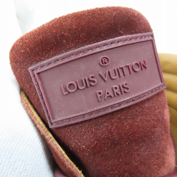 実際に弊社で買取させて頂いたLOUIS VUITTON/ルイヴィトン スエード スニーカー GO0145 35 1/2の画像 6枚目