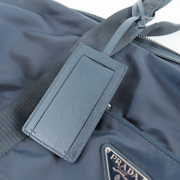 実際に弊社で買取させて頂いたPRADA/プラダ 三角プレート テスート ナイロン トートバッグの画像 8枚目