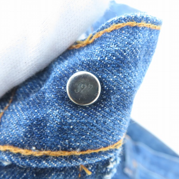 実際に弊社で買取させて頂いたLevi's/リーバイス 502 J22刻印 ビッグE 赤耳 ヴィンテージ デニムパンツ ジーンズ W28/L33の画像 6枚目