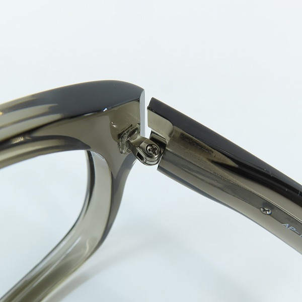 実際に弊社で買取させて頂いた999.9/フォーナインズ フルリム  レンズなし メガネフレーム AP-13の画像 4枚目