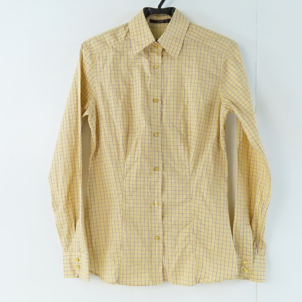 実際に弊社で買取させて頂いたETRO/エトロ レディース チェック柄シャツ 44