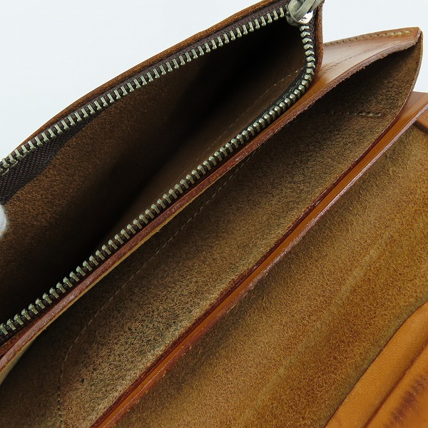 実際に弊社で買取させて頂いたRED MOON/レッドムーン レザー ウォレット 財布 ウォレットコード付きの画像 5枚目