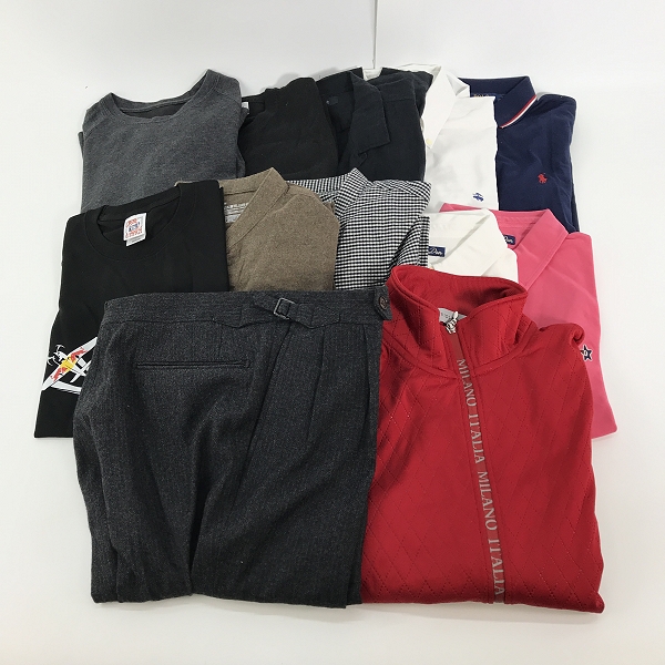 実際に弊社で買取させて頂いた【おまとめ】ラルフローレン/ブルックスブラザーズ/ナノユニバース 等 長袖シャツ/ハイゲージニット/パンツ 他