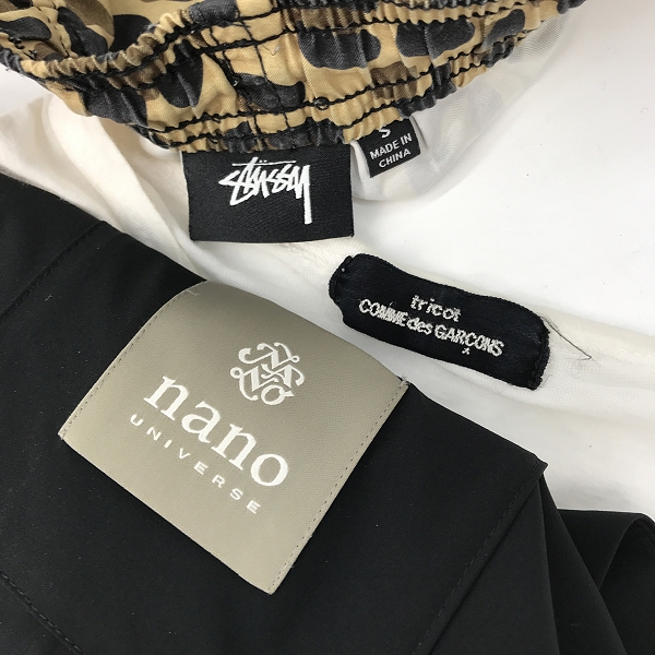 実際に弊社で買取させて頂いた【おまとめ】コムデギャルソンオム/ステューシー/ナノユニバース 等 Tシャツ/ショートパンツ/ジャケット 他の画像 1枚目