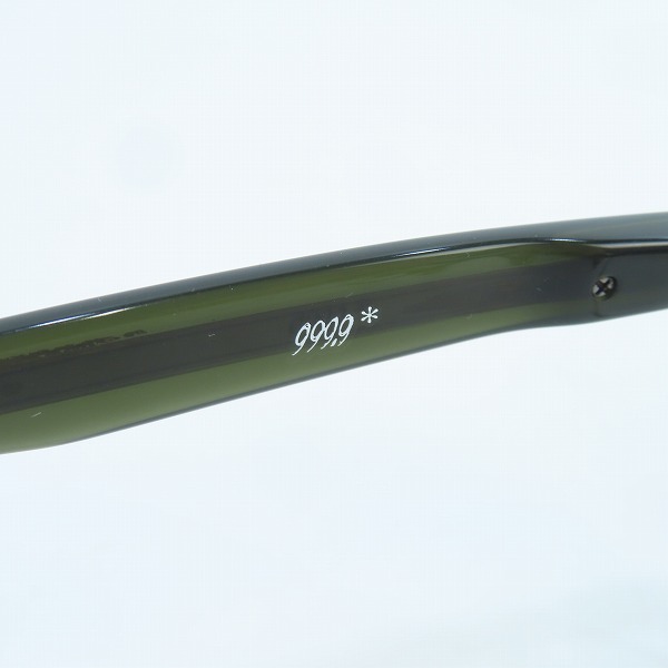 実際に弊社で買取させて頂いた999.9/フォーナインズ 跳上げ式 メガネフレーム M-95の画像 4枚目
