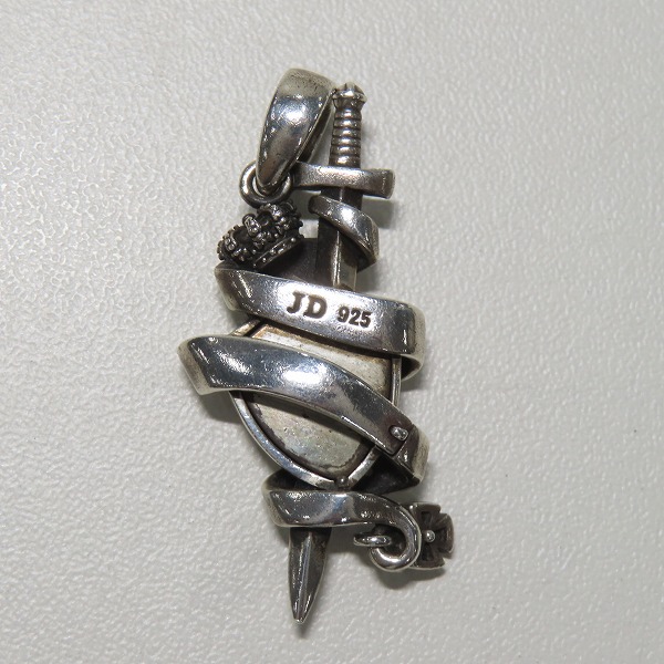 実際に弊社で買取させて頂いたJustin Davis/ジャスティンデイビス KING'S COURAGE/キングスカレッジ ペンダント トップ SPJ696の画像 2枚目