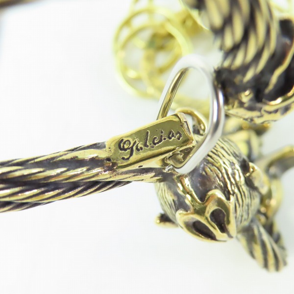 実際に弊社で買取させて頂いた(1)Gangsterville×galcia/ギャングスタービル×ガルシア キーホルダー DEVIL/デビル ブラス 真鍮 キーフック 14cmの画像 5枚目