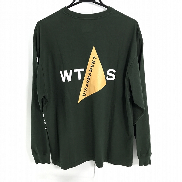 実際に弊社で買取させて頂いたWTAPS/ダブルタップス 長袖Tシャツ コットン 232ATDT-CSM11/3の画像 1枚目