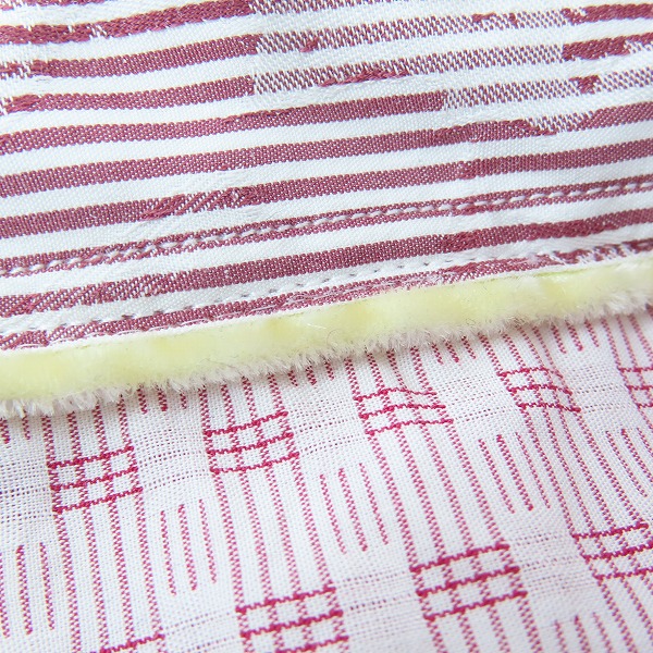 実際に弊社で買取させて頂いたETRO/エトロ 襟柄切替/刺繍総柄 長袖シャツ レッド系 37の画像 5枚目