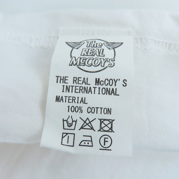 実際に弊社で買取させて頂いたTHE REAL McCOY'S/ザ リアルマッコイズ USA DRINKING TEAM 半袖Tシャツ/40の画像 4枚目