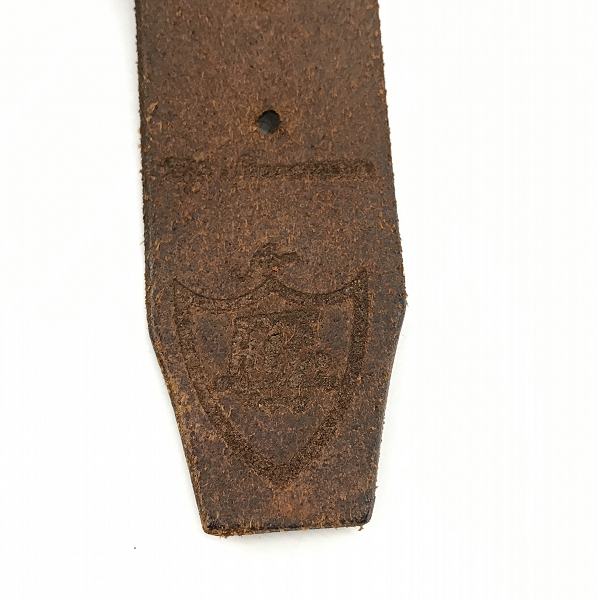 実際に弊社で買取させて頂いたHollywood Trading Company /HTC/エイチティーシー PEACE レザーベルト/32の画像 3枚目