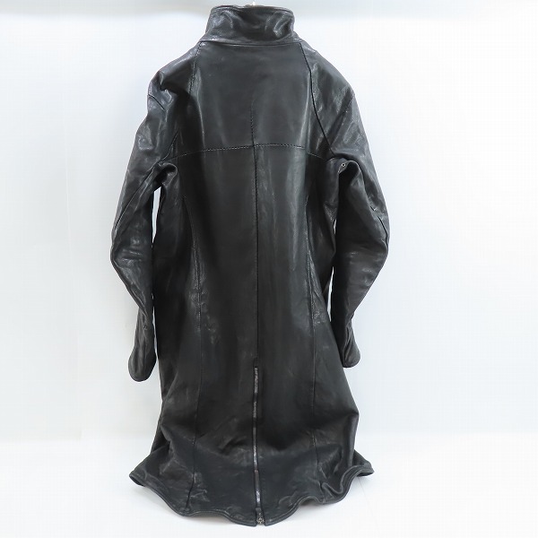 実際に弊社で買取させて頂いたincarnation/インカネーション バッファローレザー ロングコート/Sの画像 1枚目