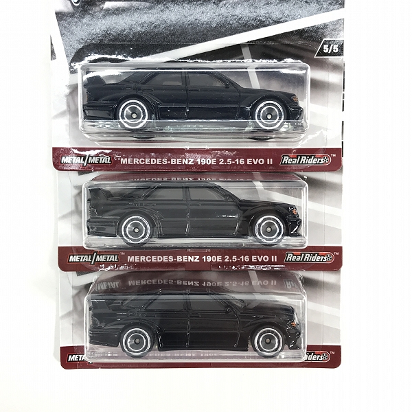 実際に弊社で買取させて頂いた【未開封】Hot Wheels/ホットウィール 1/64 MODERN CLASSICS Mercedes-Benz/メルセデスベンツ 190E 2.5-16 EVO 3点セットの画像 2枚目