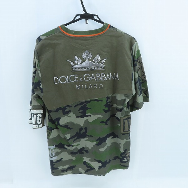 実際に弊社で買取させて頂いた【JPタグ】DOLCE＆GABBANA/ドルチェ＆ガッバーナ/ドルガバ 迷彩柄カットソー G8JQ8Z/46の画像 1枚目