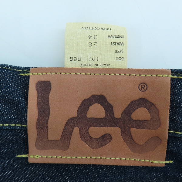 実際に弊社で買取させて頂いた【未使用】Lee/リー Lot.102 ブーツカット デニムパンツ LM5102 /W28L34の画像 2枚目