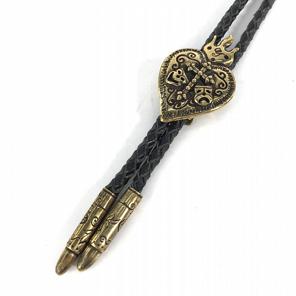 実際に弊社で買取させて頂いた(4)Gangsterville×galcia/ギャングスタービル×ガルシア TWO FACE/ダブルフェイス BOLO TIE/ボロタイ/ループタイ ブラス/真鍮