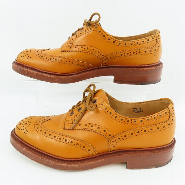 実際に弊社で買取させて頂いたTricker's/トリッカーズ BOURTON/バートン ウィングチップシューズ M5633/9.5の画像 3枚目