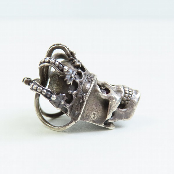 実際に弊社で買取させて頂いたJustin Davis/ジャスティンデイビス ESSENTIAL SKULL PENDANT/エッセンシャルスカルペンダントトップ SPJ155の画像 3枚目