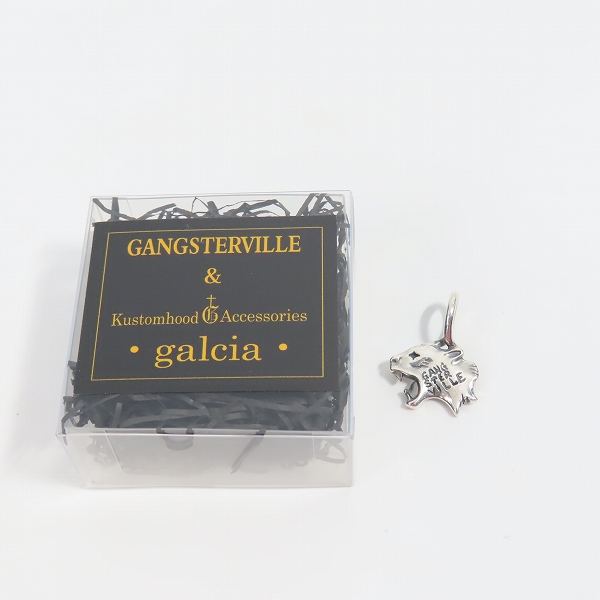 実際に弊社で買取させて頂いた（2）GANGSTERVILLE/ギャングスタービル × galcia/ガルシア ペンダントトップ "PANTHER" シルバーの画像 5枚目