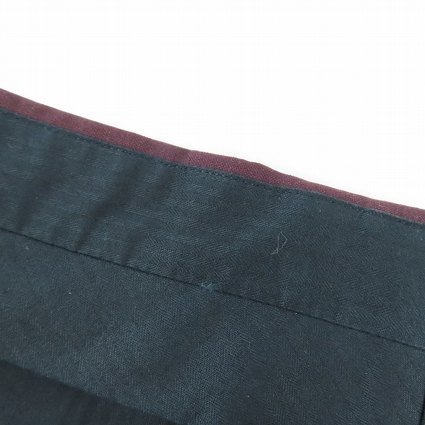 実際に弊社で買取させて頂いたPRADA/プラダ 2017年製 バックポケットロゴ スラックスパンツ UPA841/50の画像 8枚目