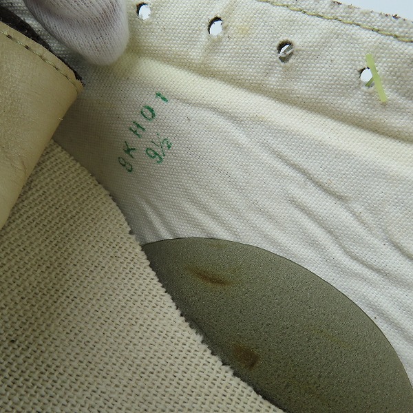 実際に弊社で買取させて頂いた【未使用】CONVERSE/コンバース ONE STAR GRAIN OX ワンスター /BROWN/9.5の画像 6枚目