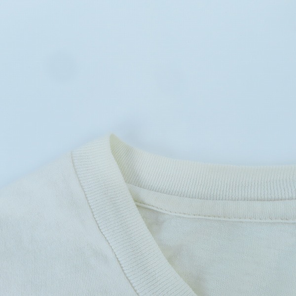 実際に弊社で買取させて頂いた【JPタグ】SAINT LAURENT PARIS/サンローランパリ シグネチャーロゴ ダメージ加工Tシャツ 480406 YB1GN/Sの画像 6枚目