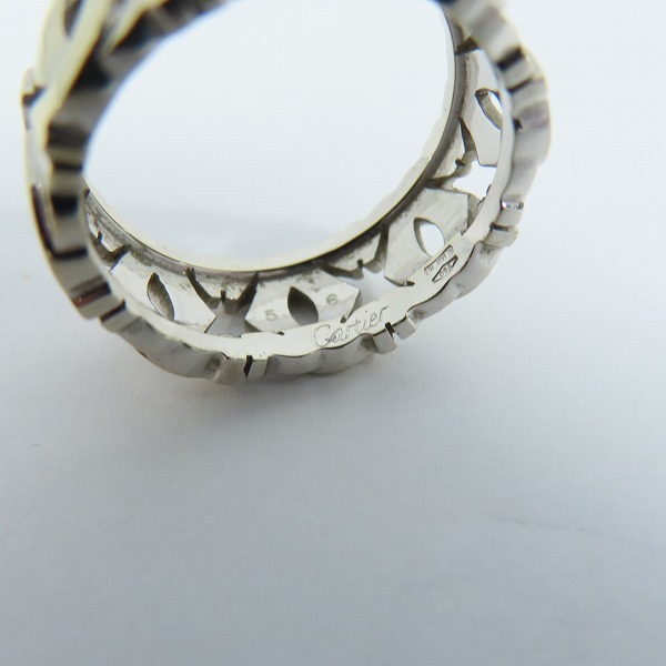 実際に弊社で買取させて頂いたCartier/カルティエ アントルラセ リング/指輪 AU750/K18 56/15号の画像 4枚目