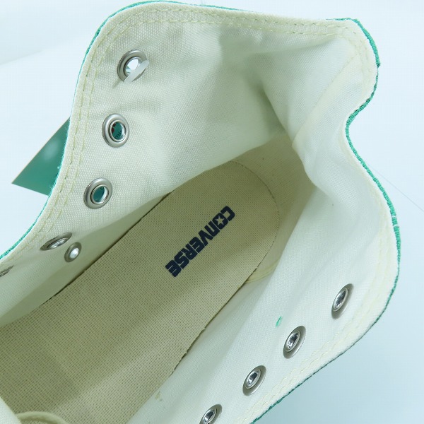実際に弊社で買取させて頂いた【未使用】CONVERSE/コンバース ALL STAR BURNTCOLORS HI JDE.GRN/オールスター ハイ 1SD430/28の画像 4枚目