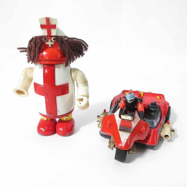 実際に弊社で買取させて頂いた【ジャンク】ポピー 超合金  がんばれ!!ロボコン ロボペチャ/UFOロボグレンダイザー デュークバギー 2点セット