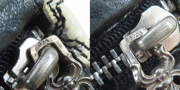 実際に弊社で買取させて頂いた【海外インボイス】CHROME HEARTS/クロムハーツ ZIP ORGNRG QLTCEM/オーガナイザー マルチクロスパッチキルティング財布の画像 7枚目