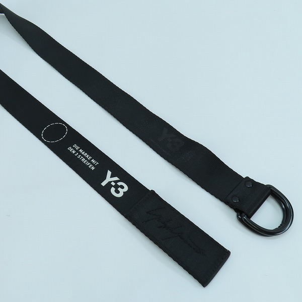 実際に弊社で買取させて頂いたY-3/ワイスリー ロゴベルトの画像 1枚目