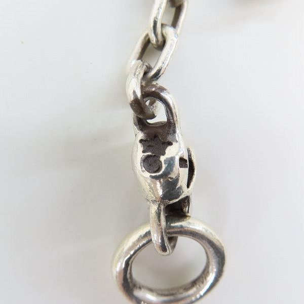 実際に弊社で買取させて頂いたGaboratory INC/ガボラトリーインターナショナル スカルTバー チェーン w/シングルスカル ウィズ クロスオーバル ペンダントの画像 7枚目