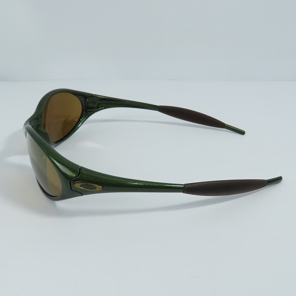 実際に弊社で買取させて頂いたOAKLEY/オークリー EYE JACKET/アイジャケット グリーンフレーム サングラス/アイウェアの画像 1枚目