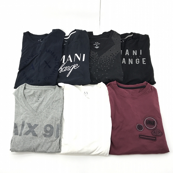 実際に弊社で買取させて頂いた【おまとめ】ARMANI EXCHANGE/アルマーニエクスチェンジ プリント/刺繍 カットソー